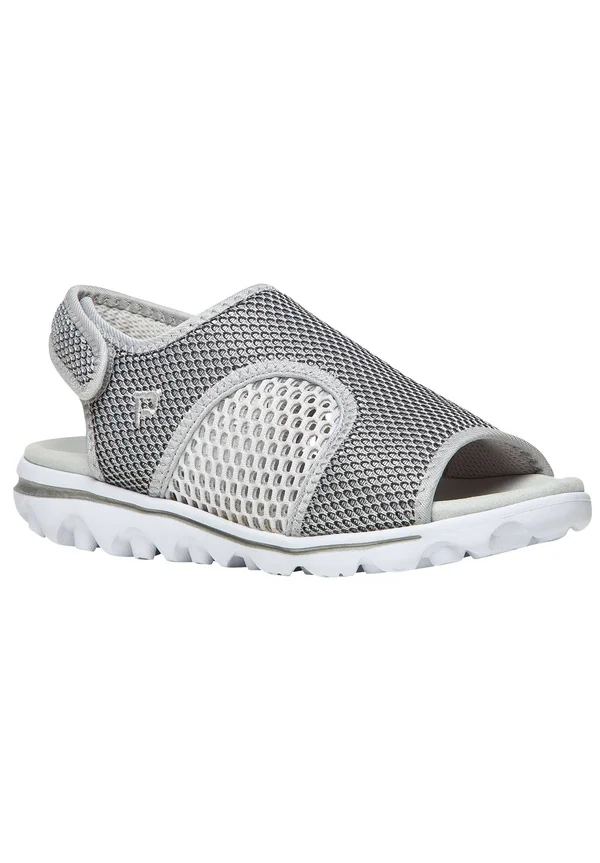 Propet Women's TravelActiv SS Silver/Black 5 M