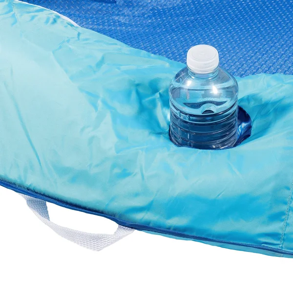 Swimways Spring Float Recliner - Light Blue/Dark Blue, 56 in x 38 in x 16 in