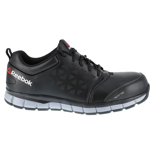 Reebok Work Sublite Cushion Work Alloy Toe Women's Oxford - Black Size 8.5