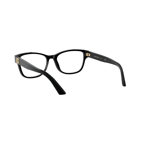 Dolce & Gabbana DG3326 Eyeglasses, 54-17-140, 501 Black