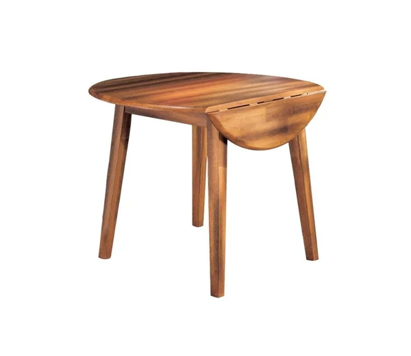 Ashley Berringer Round Drop Leaf Table - Rustic Brown
