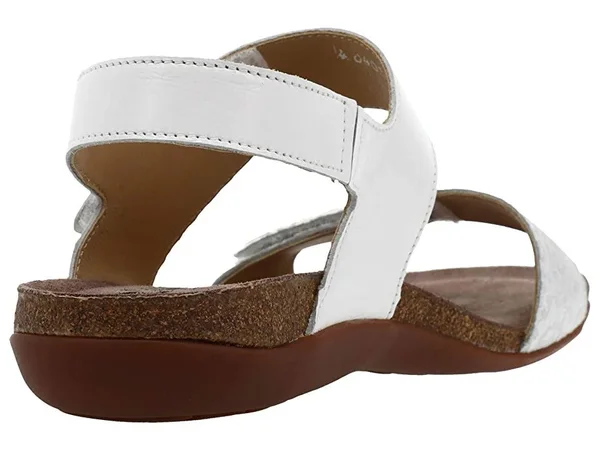 Mephisto Women's Agave Shoes - White Silk Jaguar in Size 6