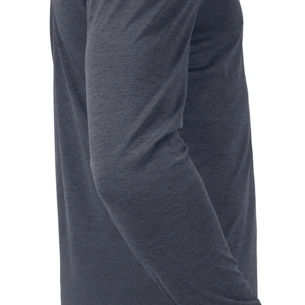 on Running Men's Performance Long-T, Dark, Medium