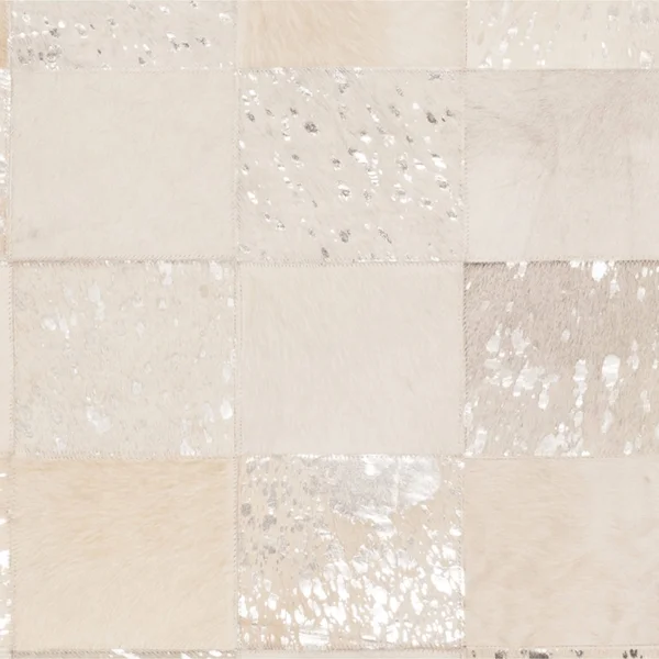 Safavieh Studio Leather Stl214A 3&0x22 x 5&0x22 Ivory - Silver Area Rug