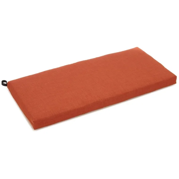 Blazing Needles 19x22 x 40x22 Patio Bench Cushion-Sandstone