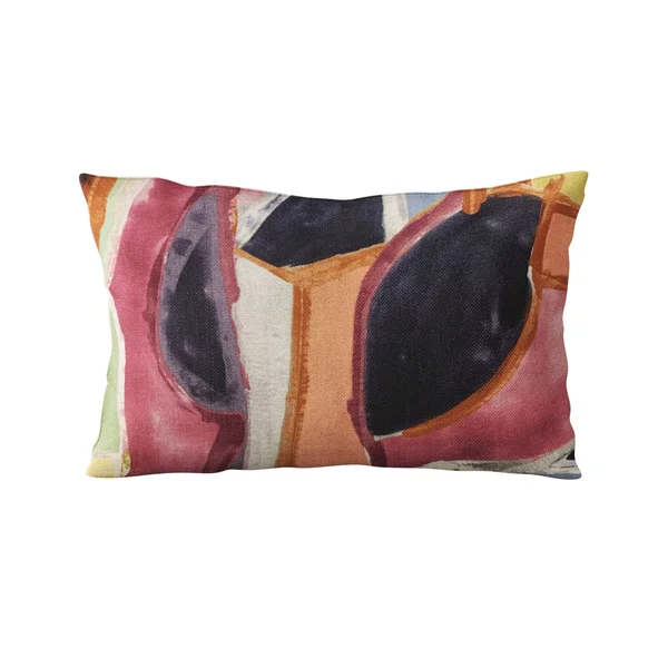 Plutus 24x22 x 24x22 Modern Art Graphic Print Luxury Throw Pillow in Multi-Color - PBRA2423-2424-DP