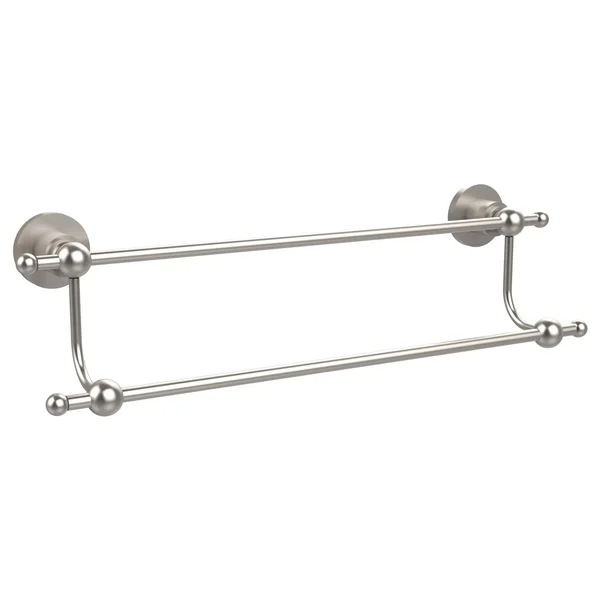 Allied Brass Astor Place Collection 24 inch Double Towel Bar Polished Nickel