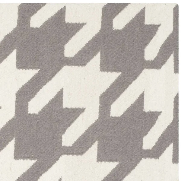 Safavieh Dhurries DHU569A 2&6x22 x 6&0x22 Runner Grey - Ivory Area Rug