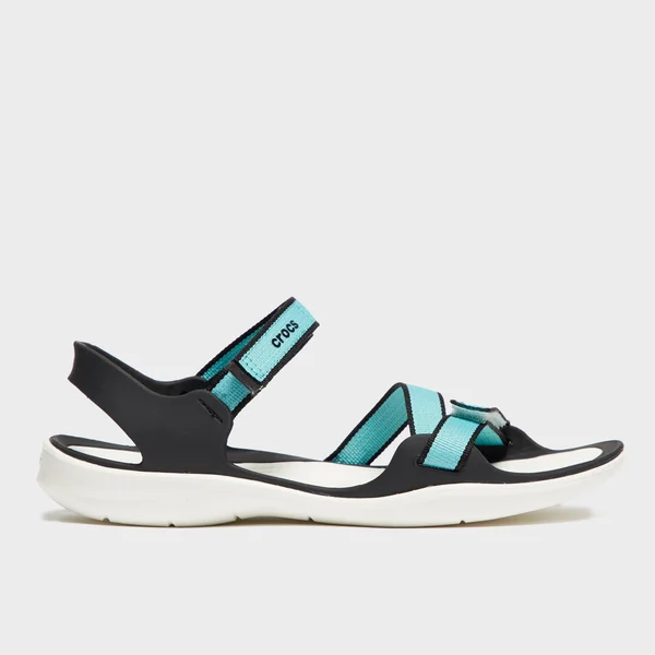 Crocs Swiftwater Sandals Webbing Sandal (Pool - White) Women
