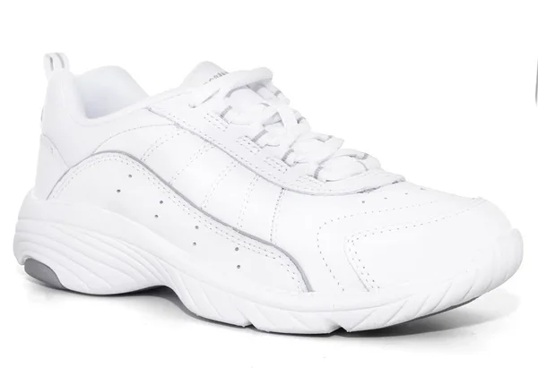 Easy Spirit Punter Sneaker, Size 7.5 in White Leather at Nordstrom