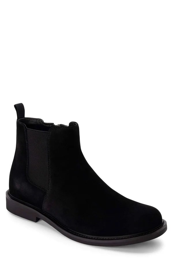 Men's Blondo Grant Waterproof Chelsea Boot 5358239 - 8 M, Black Suede
