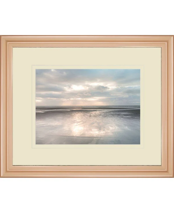 Classy Art DM5799 34 x 40 in. Silver Sands by Assaf Frank Framed Print Wall Art