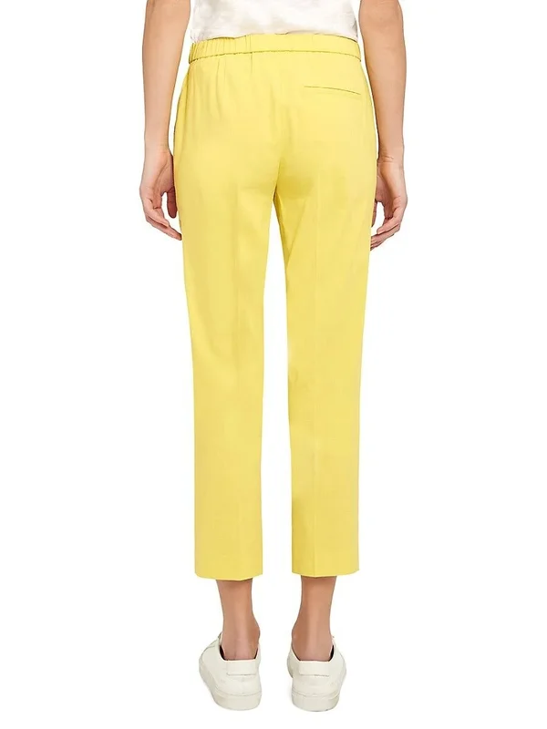 Theory Women's Treeca Pull-On Crop Pants - Sprig - Size 6