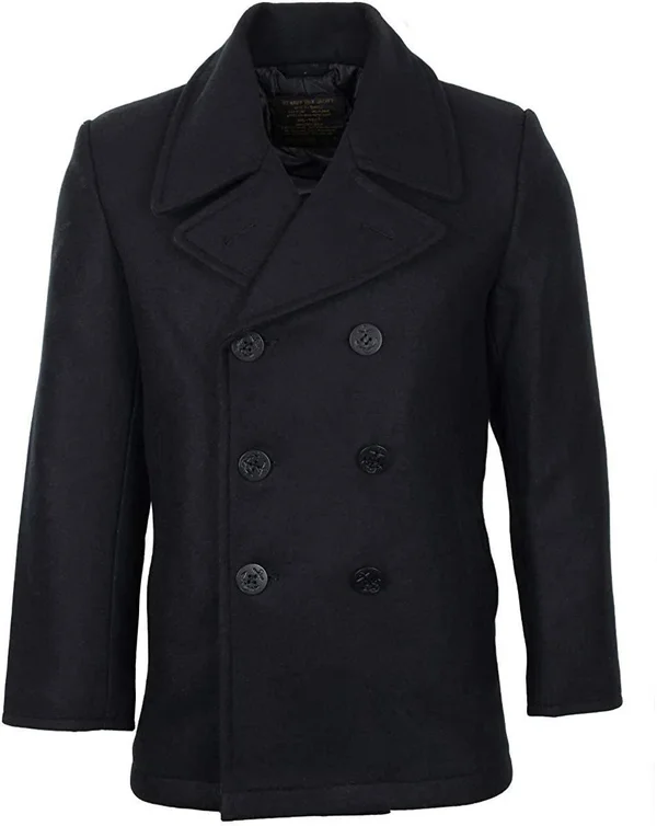 Mil-Tec US Navy Pea Coat Black Size M