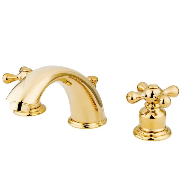 Kingston Brass KB971X Victorian Widespread Lavatory Faucet with Retail Pop-Up - Polished Chrome