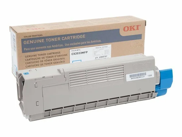 Okidata 43865767 Cyan Toner Cartridge