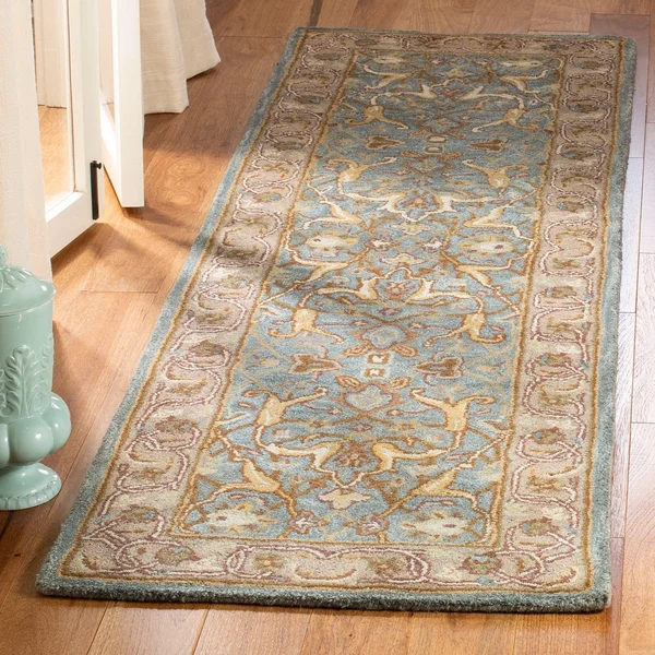 Safavieh Heritage HG915A 2&3x22 x 14&0x22 Runner Blue - Beige Area Rug