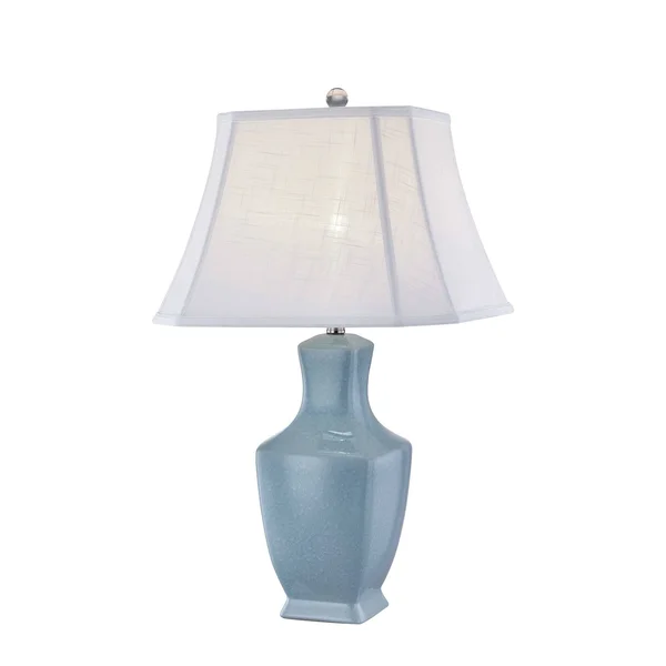 Sagebrook Home Ceramic 31x22 Table Lamp, Light Blue