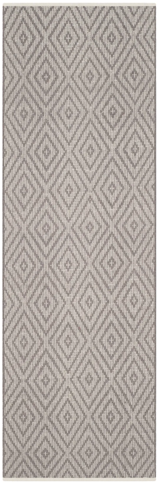 Safavieh Montauk MTK811A 6&0x22 x 6&0x22 Square Grey, Ivory Area Rug