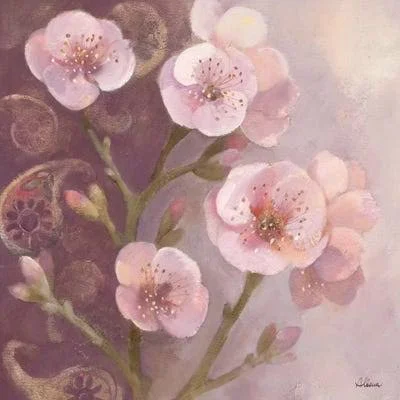 Framed Canvas Art - Gypsy Blossoms I by Albena Hristova ( Floral & Botanical > Flowers > Blossoms > Cherry Bloss