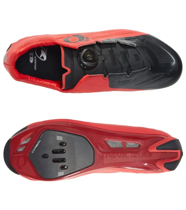 Pearl Izumi Men's Race Road V5 Shoe - Rogue Red/Black - 43.5