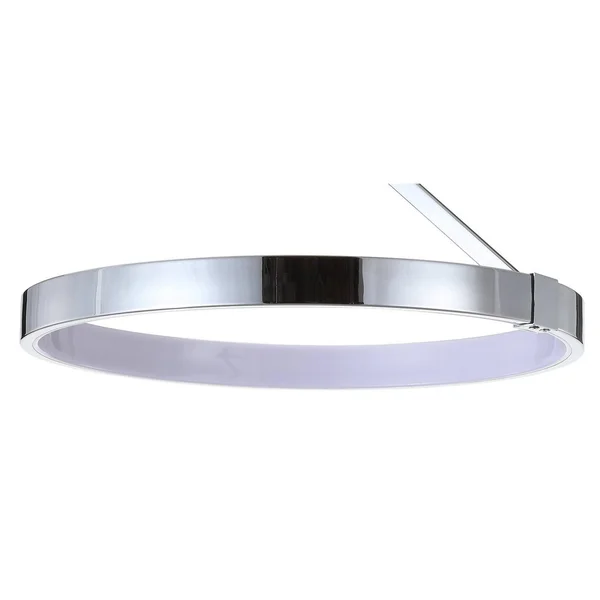 Jonathan Y Owen 17.5x22 Dimmable Integrated LED Metal Semi-Flush Mount - Chrome JYL7016A