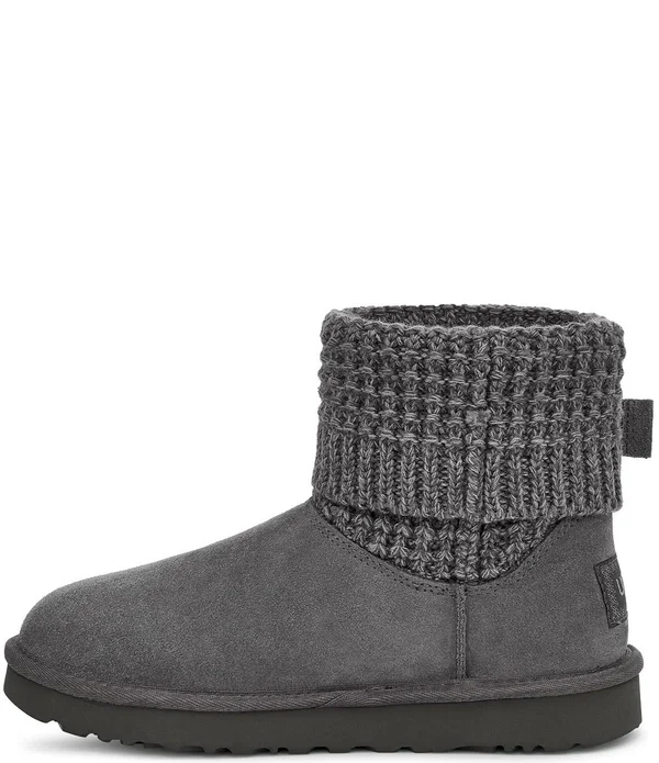 Ugg Women's Classic Solene Mini Knit 1113463 - 6 - Black