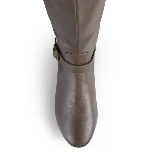 Journee Collection Loft Women's Knee-High Riding Boots - Chestnut - 8