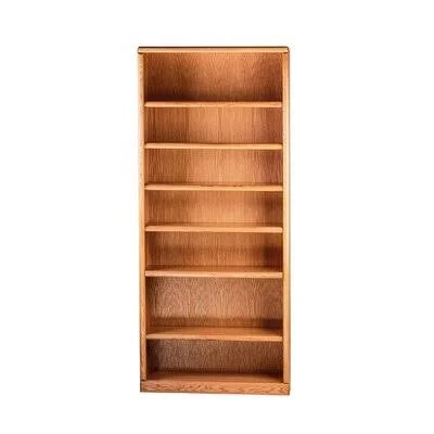 Kerr 84x22 H x 36x22 W Solid Wood Standard Bookcase Loon Peak Color: Honey Oak