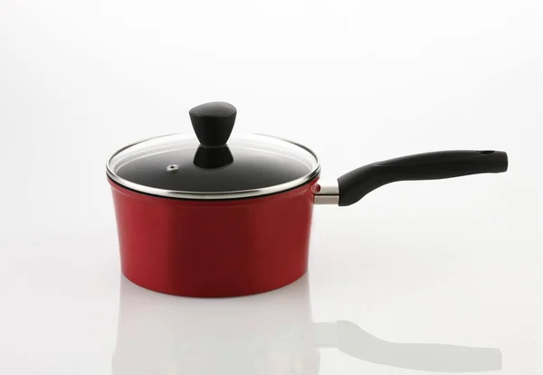 Flamekiss 2-Quart Red Ceramic Coated Nonstick Saucepan w/ Glass Lid by Amor, Nano Ceramic Coating w/ Silver Ion (100% PTFE &