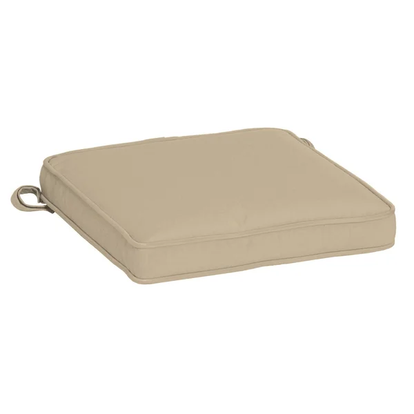 15x22 x 17x22 Outdoor Seat Cushion Desert Tan - Arden Selections