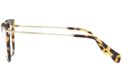 Miu Miu MU06PV Eyeglasses - Light Havana (VIF1O1)