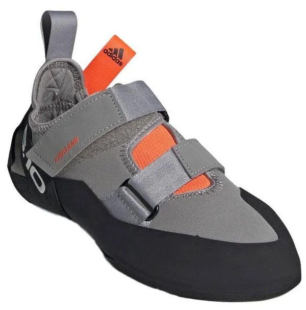 Five Ten Women's Kirigami Climbing Shoe - 10 - Dove Grey, Black, Solar Red