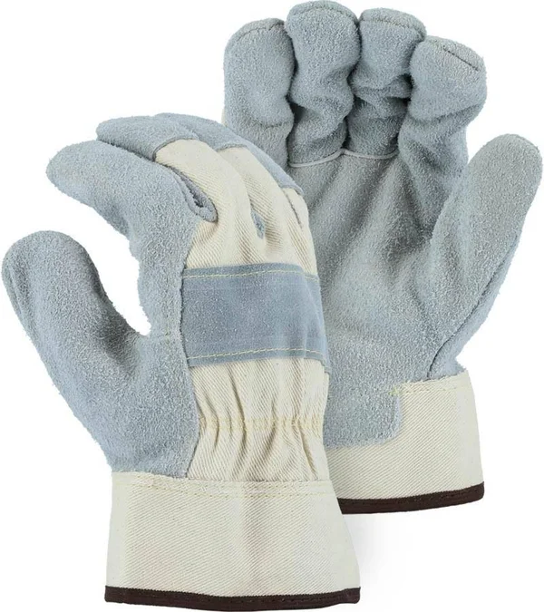 Majestic 1800 Pit Bull Heavy Duty Leather Palm Gloves Extra Large