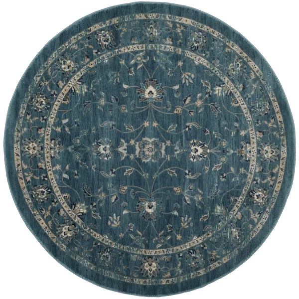 Safavieh EVK514G Evoke Turquoise, Beige Area Rug - 9& x 12&