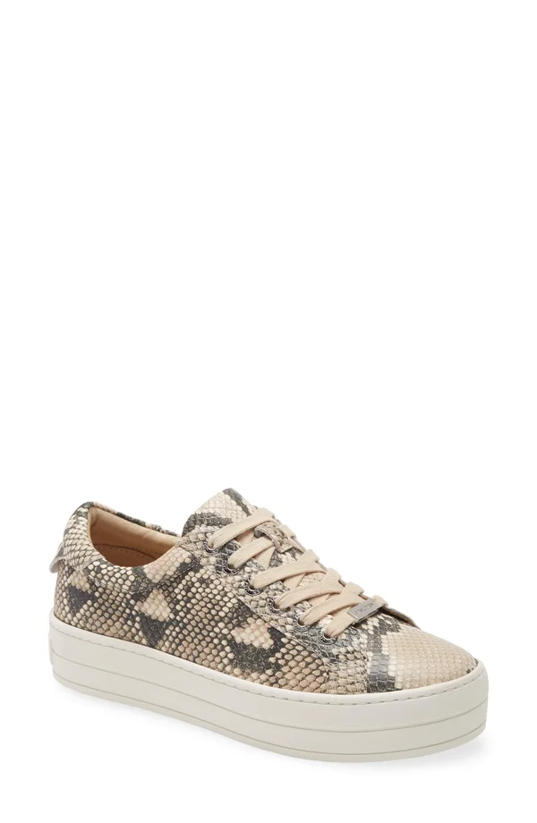 J/Slides Hippie Embossed Low Top Sneaker