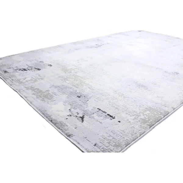 Bashian Capri Hermione 7&9x22 x 9&9x22 Area Rug in Beige and Gray