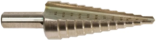 Morris 13986 Step Drill Bits 3/16x22 Thru 7/8x22