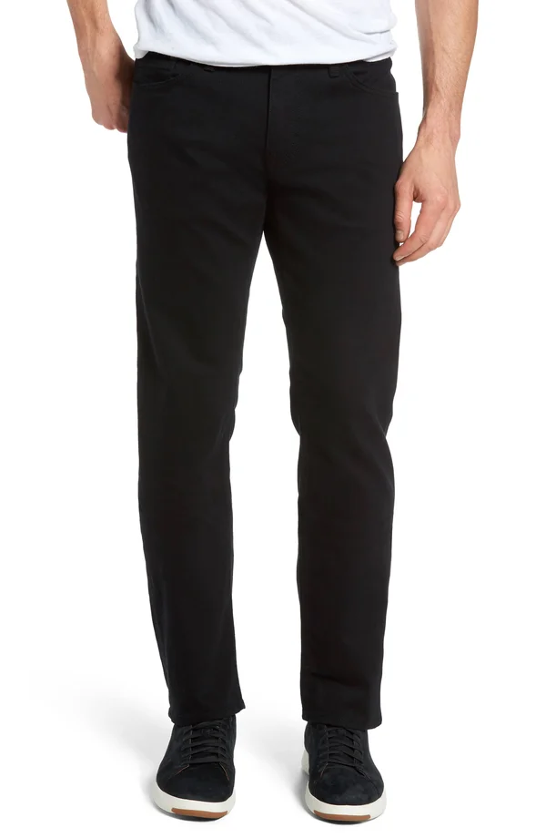 Mavi Men's Zach Straight Leg in Black Williamsburg, Men's Jeans