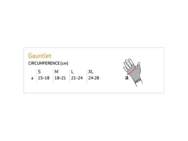 Solidea Medical 0429a5 Active Massage Gauntlet - Black - Large