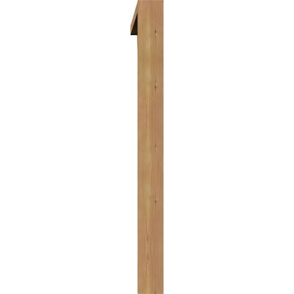 Ekena Millwork 1462333 3 1/2x22W x 40x22D x 40x22H Funston Block Smooth Bracket w/ Offset Brace, Western Red Cedar