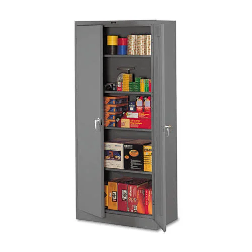 Tennsco Steel 78x22 High Storage Cabinet w/Locking Swing-Out Doors - TNN1870MGY