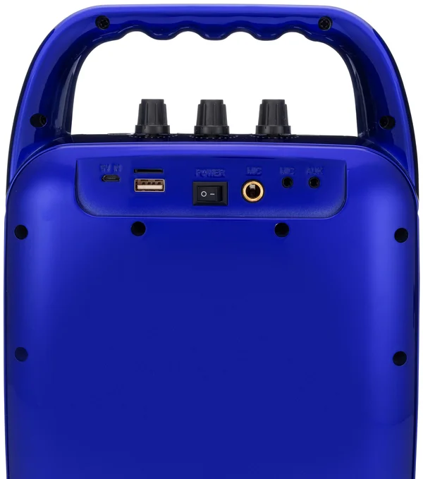 Soundbeast Pegasus Karaoke Machine & Portable PA Speaker System for Kids & Adults - with Microphone & Bluetooth (Blu