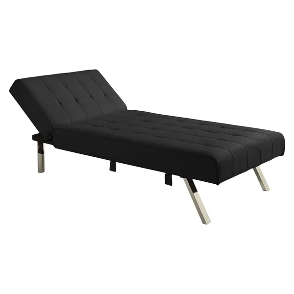 DHP Emily Chaise Lounger - Black
