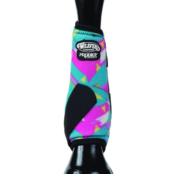 Prodigy Athletic Boots, Front, Two-Pack, Leopard, Small