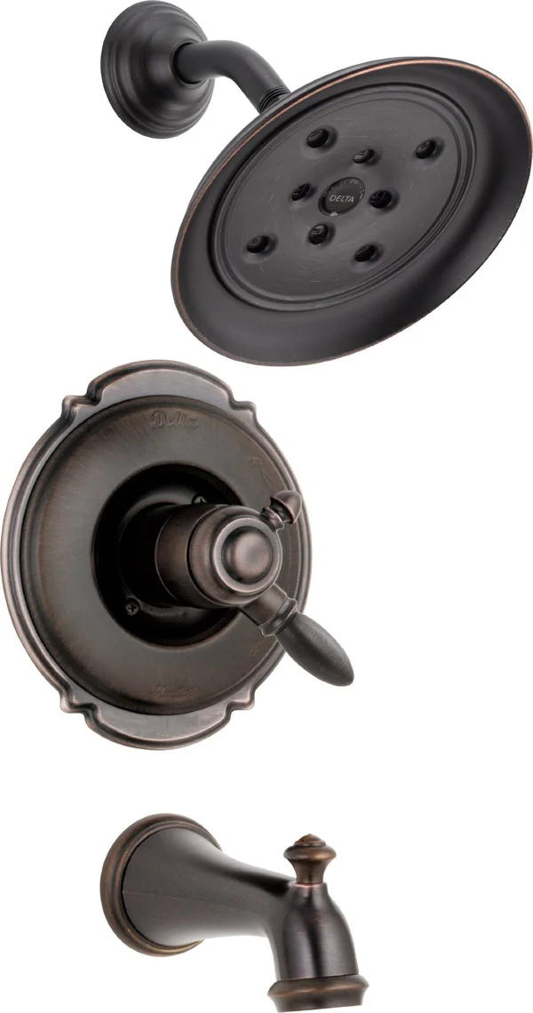 Delta T17455-RBH2O Victorian Monitor 17 Series Tub and Shower Trim Venetian Bronze