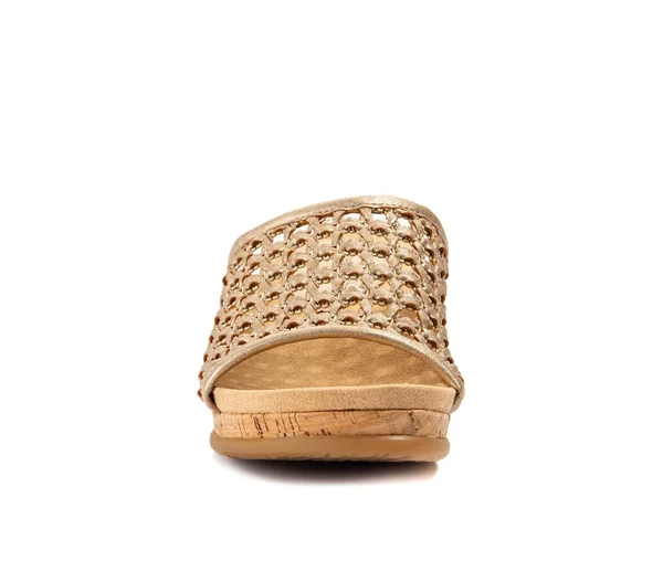 Baretraps Flossey Women's Wedge Sandals, Size: 9.5, Gold