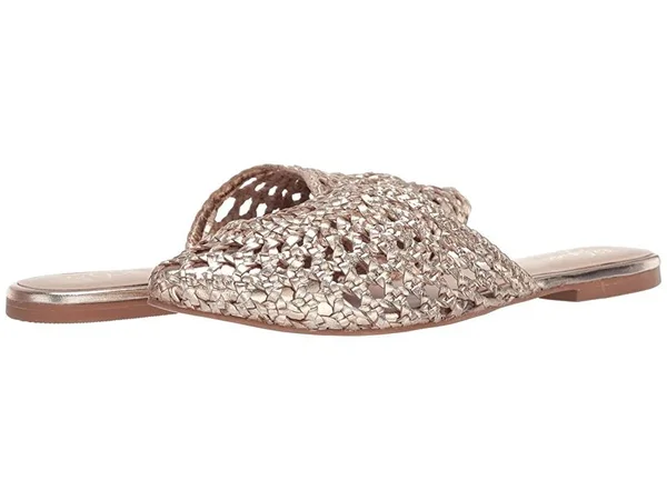 Chinese Laundry Women's Charmed Leather Mule Gold 6.0