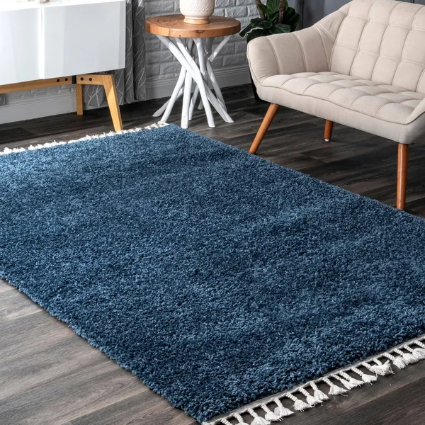 nuLOOM Neva Plush Shag Area Rug - 10& x 14&, Pink