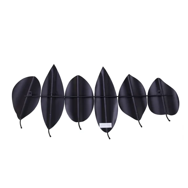 Carbon Loft Sulina Brown Metal Leaf Wall Sculpture - 53 x 24